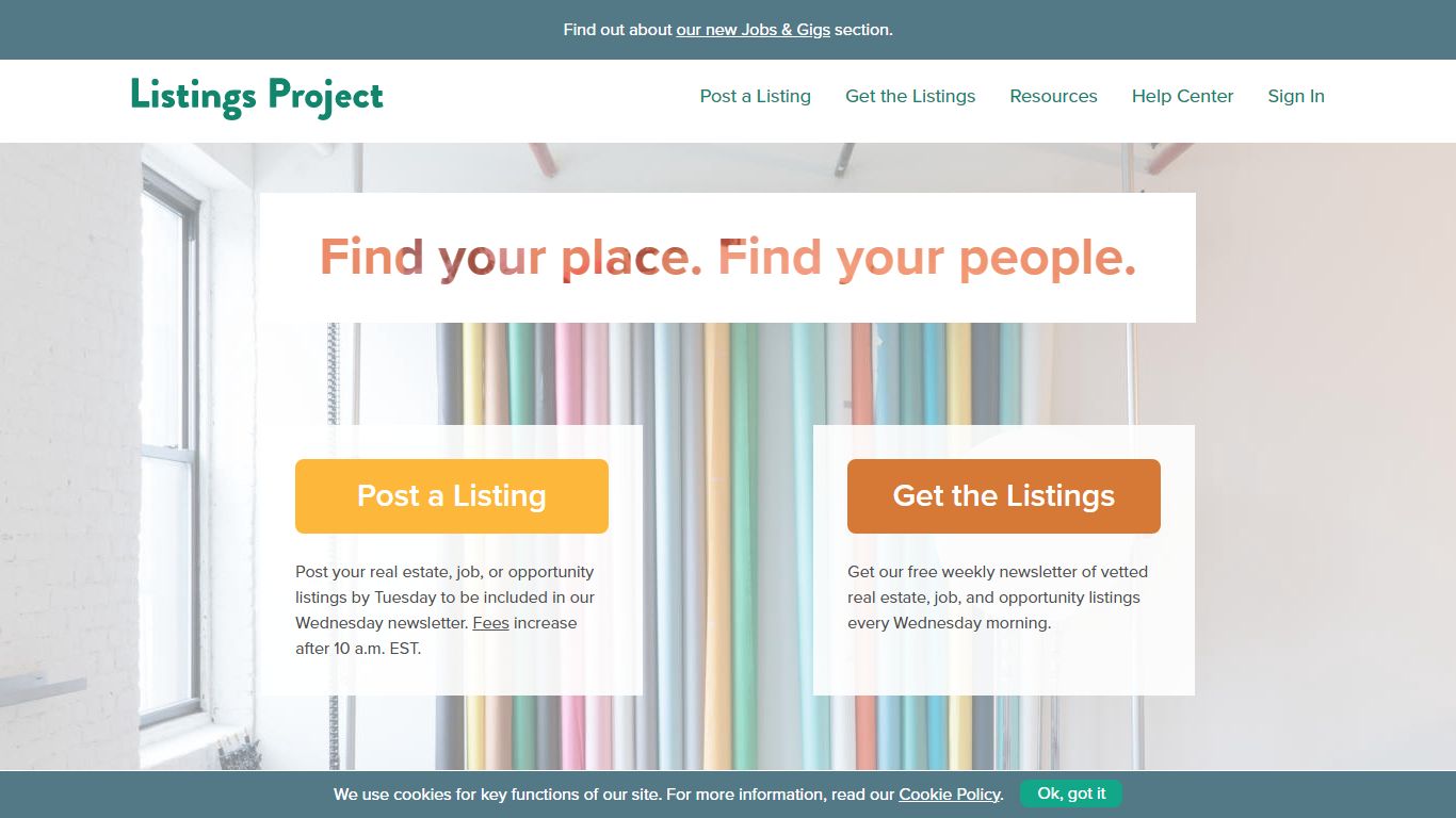 Listings Project: Find Your Place. Find Your People. | Listings Project